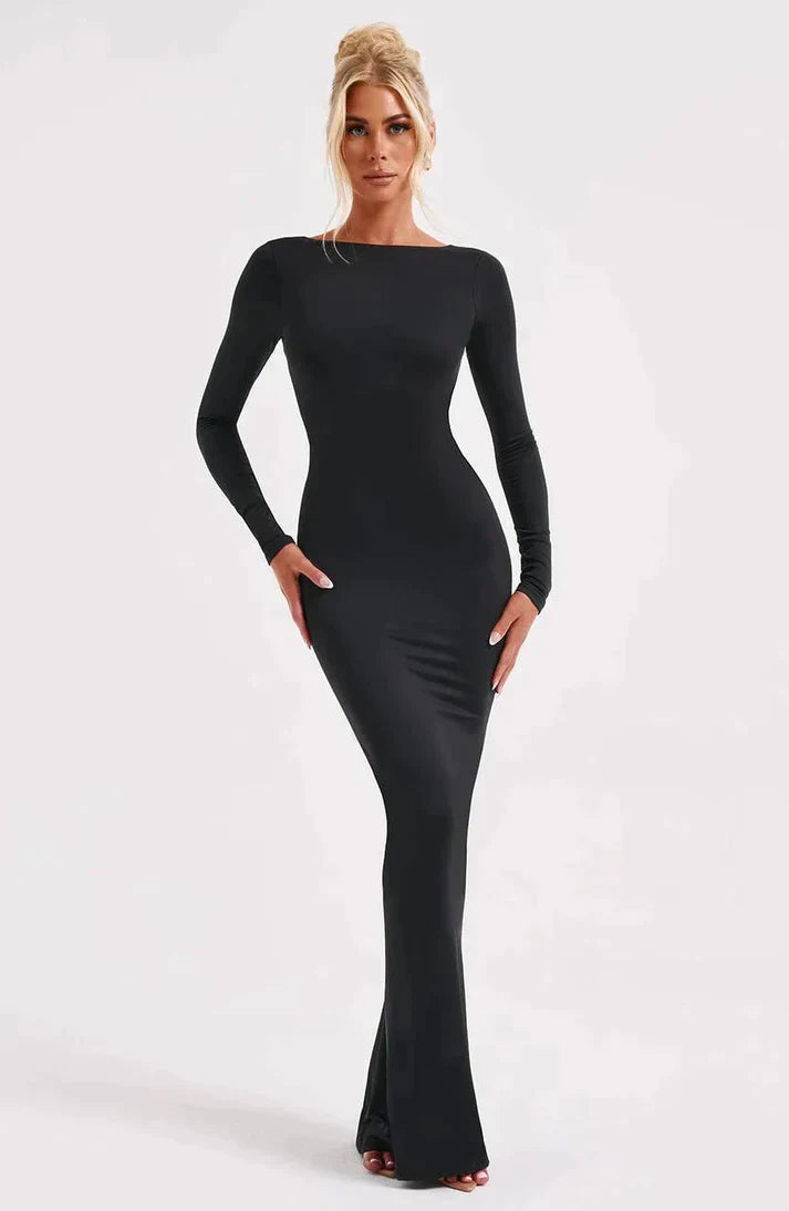 Nikki - Low Back Maxi Dress