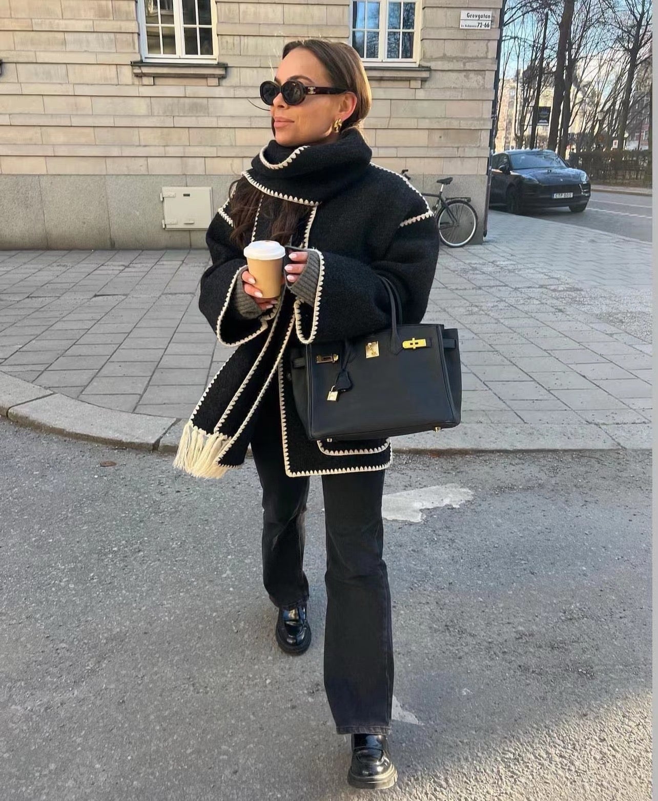 LOLA | COSY WOOL CAPE JACKET