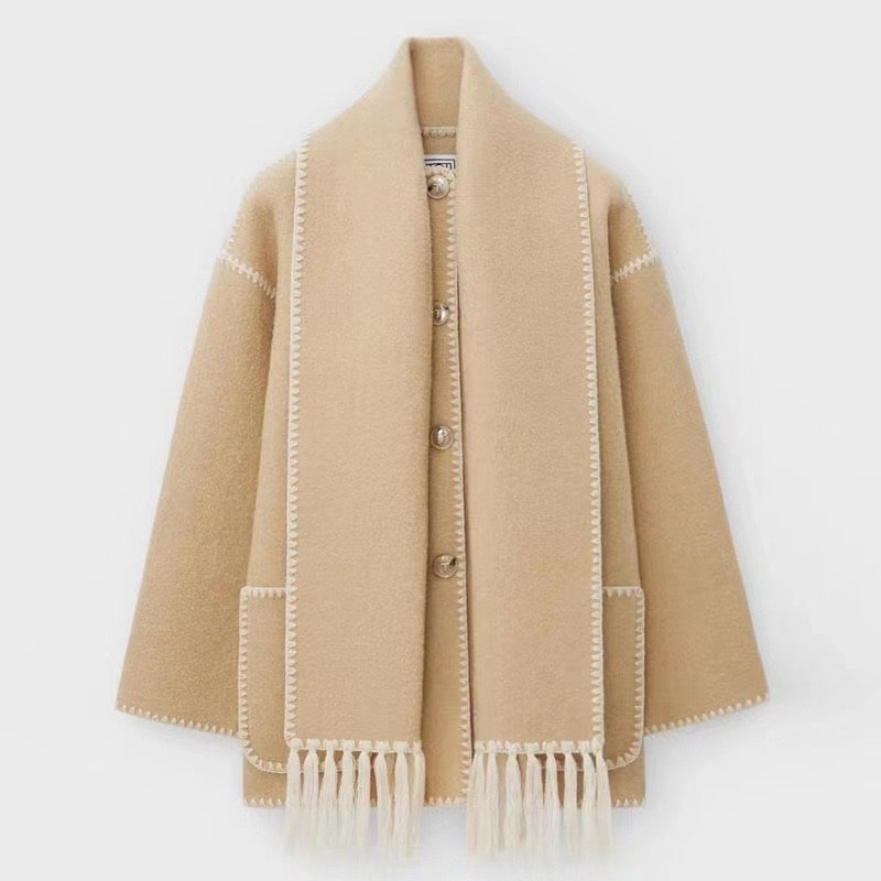 LOLA | COSY WOOL CAPE JACKET