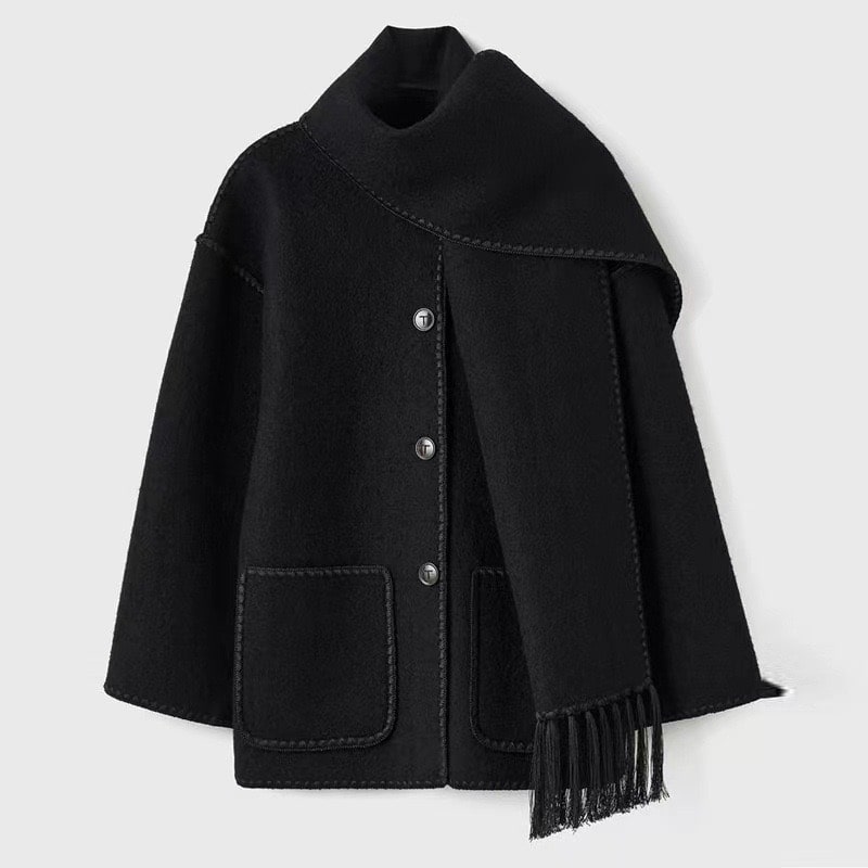 LOLA | COSY WOOL CAPE JACKET