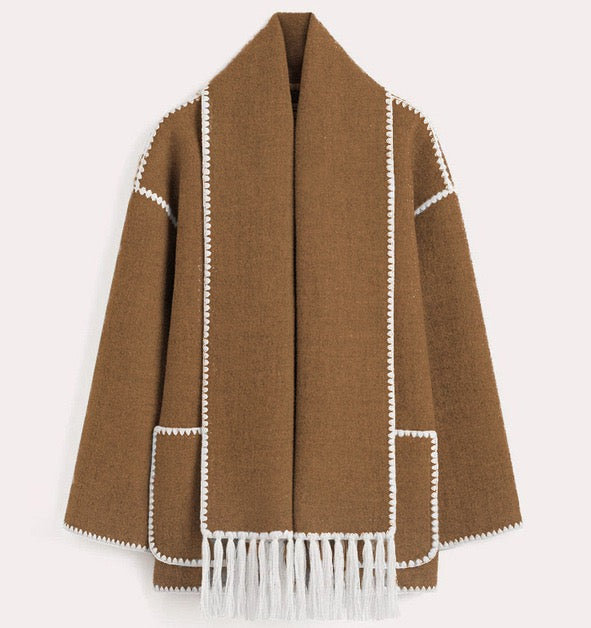 LOLA | COSY WOOL CAPE JACKET