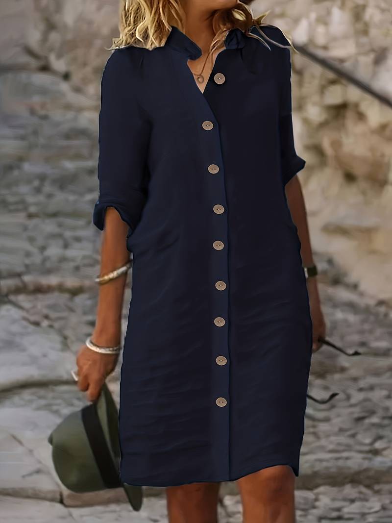 Isabella – Casual Simple Midi Dress for Women