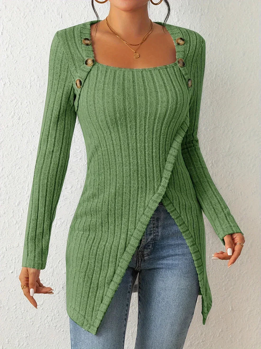 Eva - Asymmetrical blouse