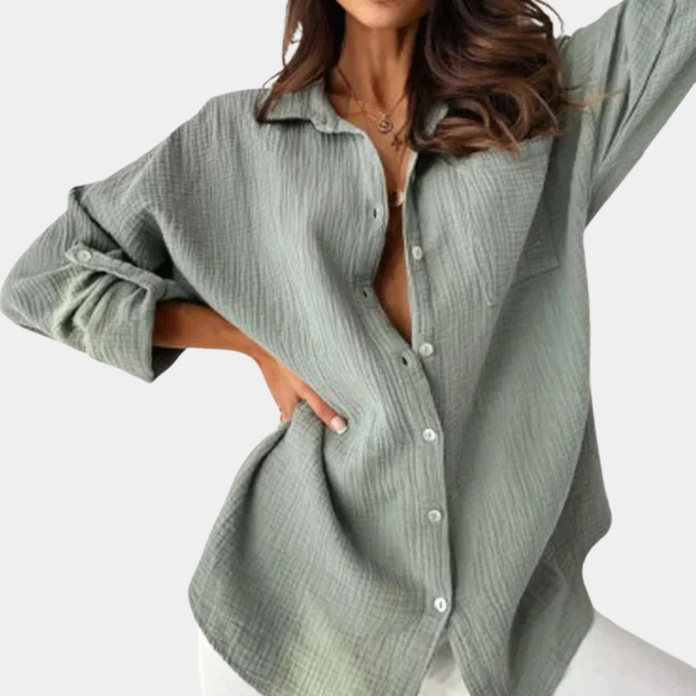 Aleksandra | Lapel Blouse - Versatile Women's Top