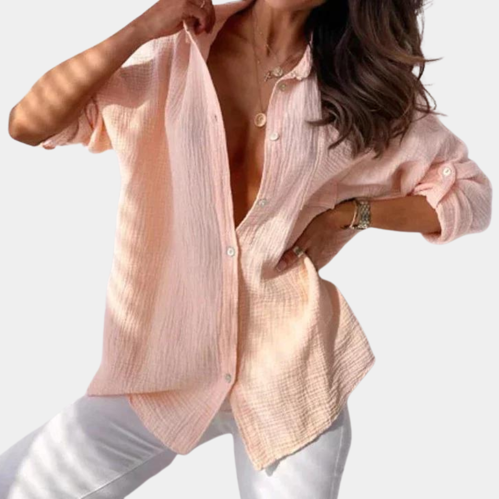 Aleksandra | Lapel Blouse - Versatile Women's Top