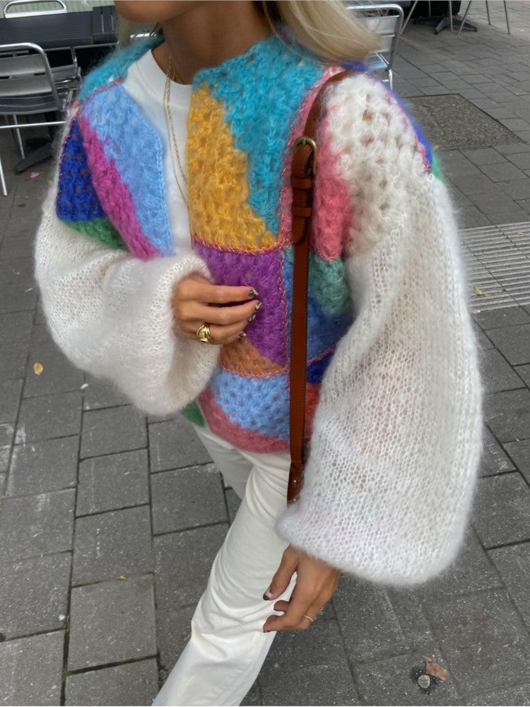 Eliza - Colorful knitted sweater