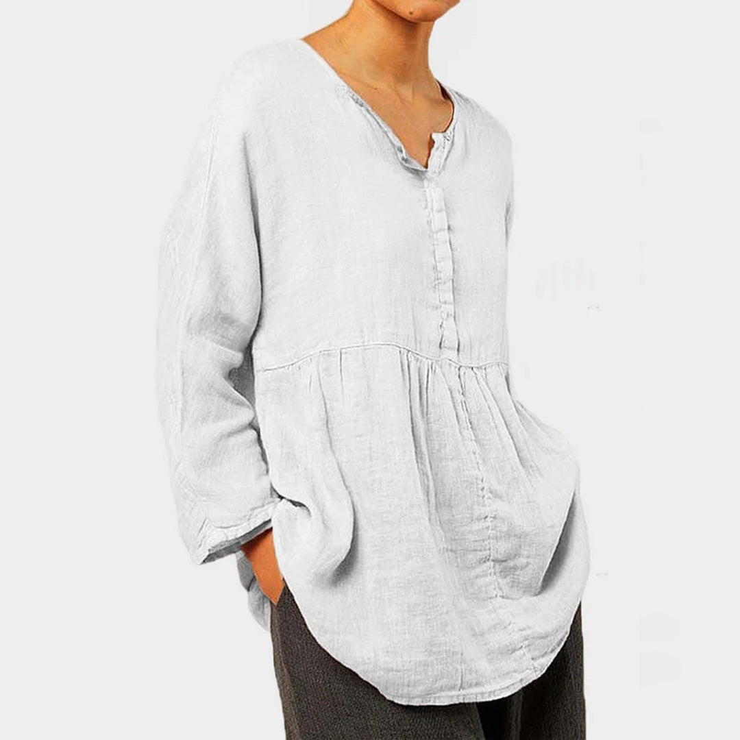 Nikolina | - Women's casual breathable loose-fit blouse