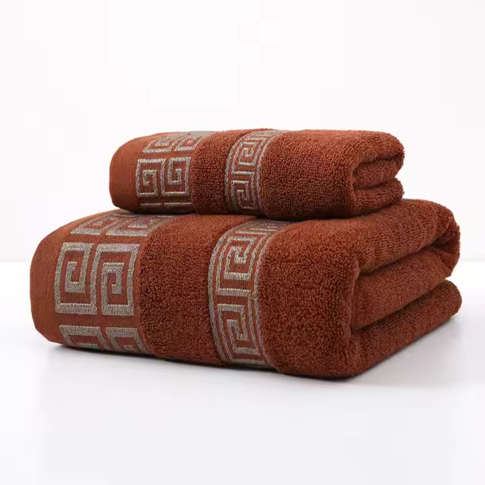 Casa Luxe Athena Cotton Towel Set (2-Piece)