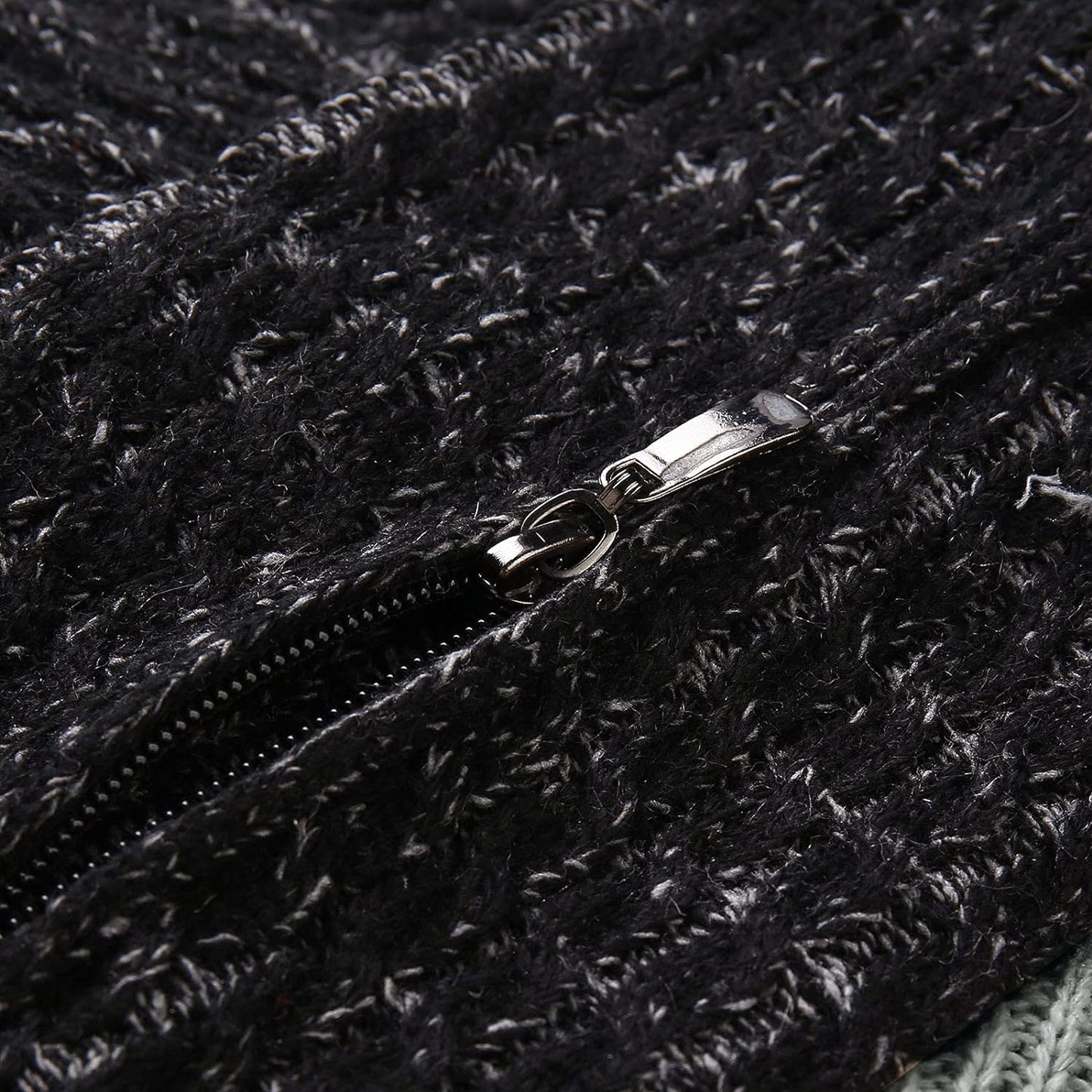 Lars Casual Sweater - Vintage Wool Sweater with High Collar