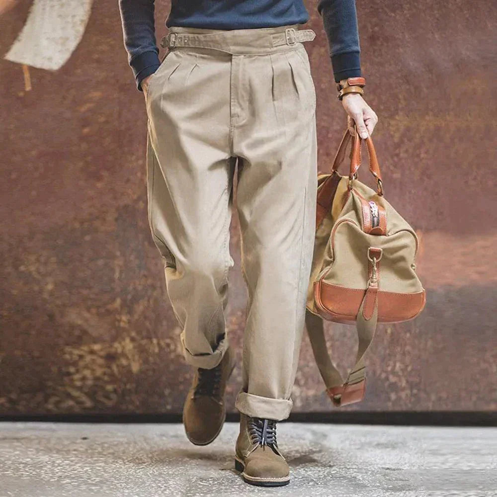 Harrison - Gurkha Pleated Front Trousers