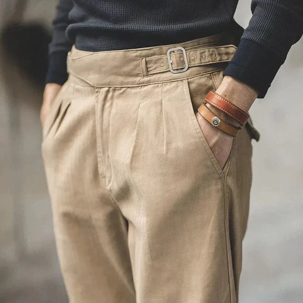 Harrison - Gurkha Pleated Front Trousers
