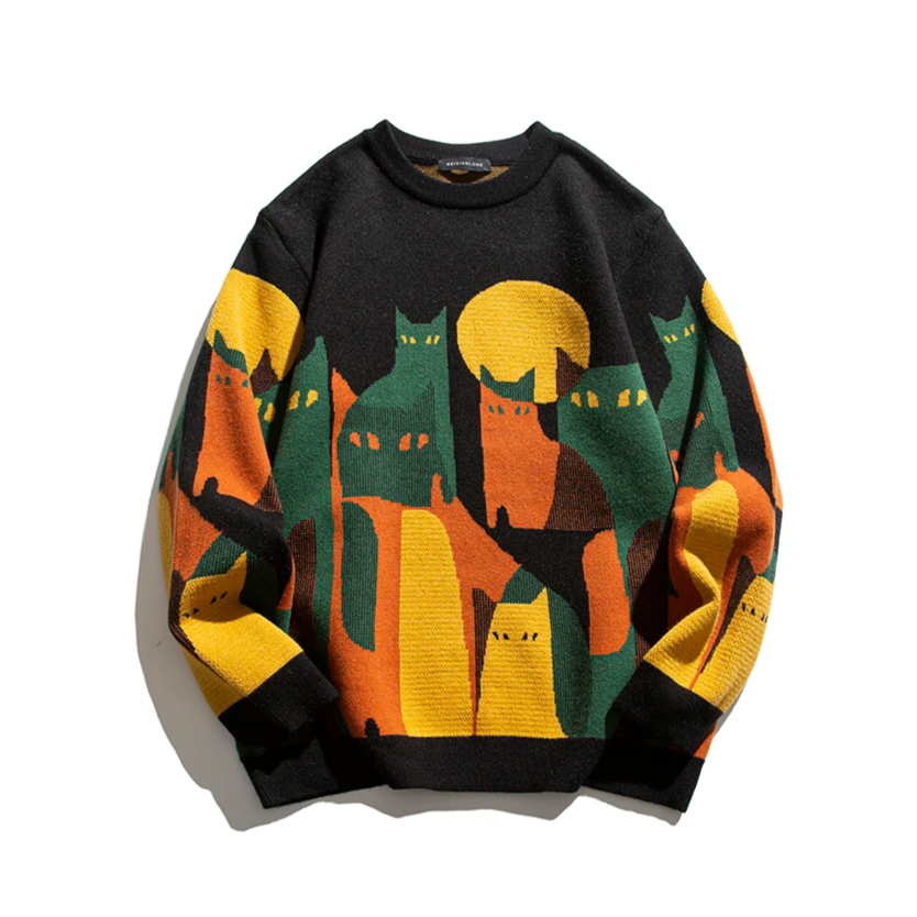 Mystic Cat - Men's Sweater