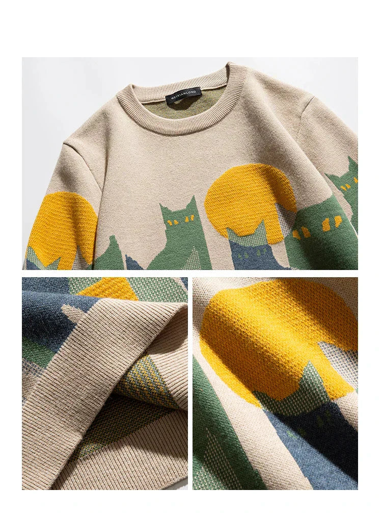Mystic Cat - Men's Sweater