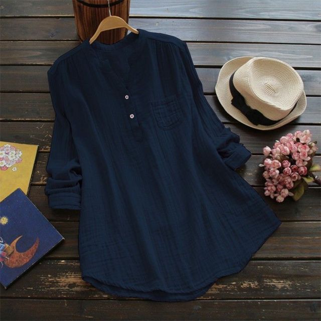 Muslin Blouse Shirt in Various Colors