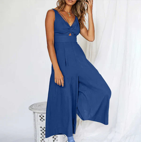 Corinne - V-neck and neckline jumpsuits