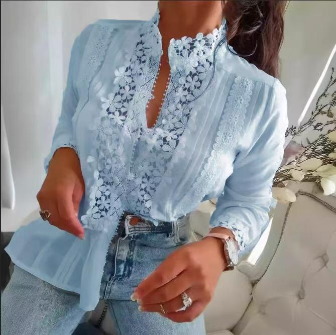 Marga - Floral Lace Blouse