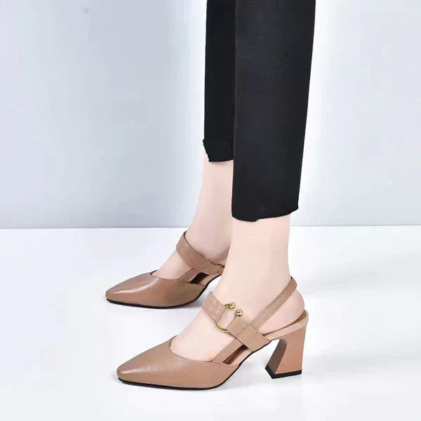Dorthe - Orthopedic sandals with heels