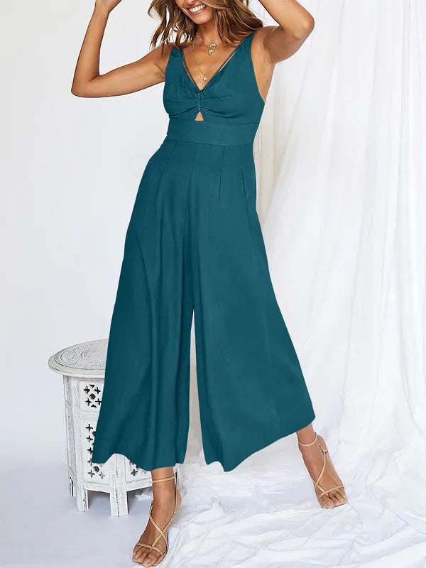 Corinne - V-neck and neckline jumpsuits