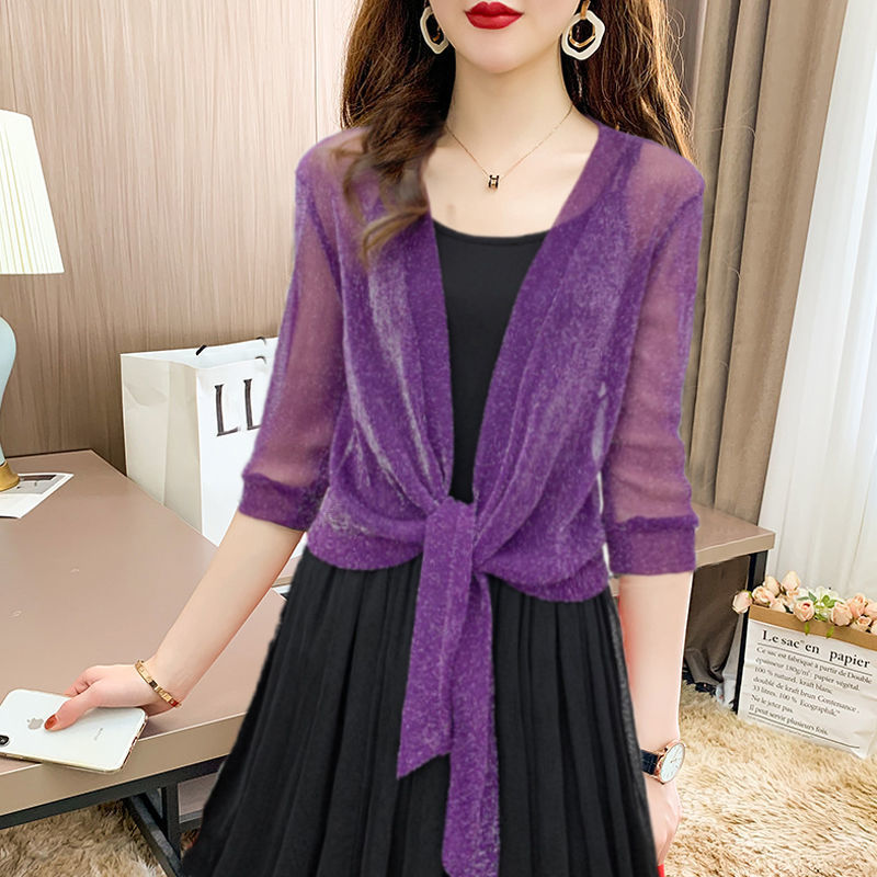 Olivia – blouse with open front for spring