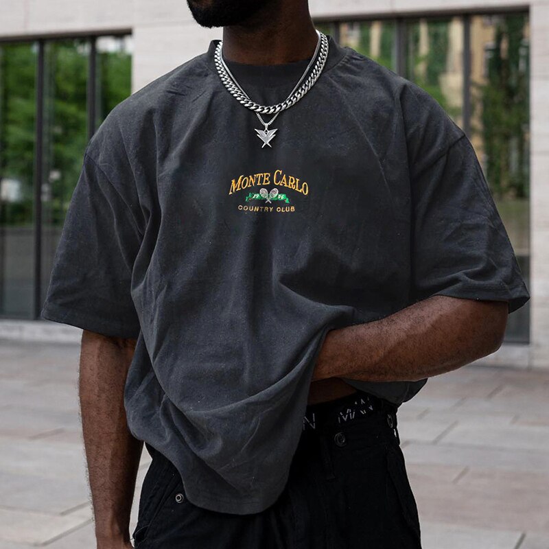 Caleb - Streetwear Print T-Shirt for Men