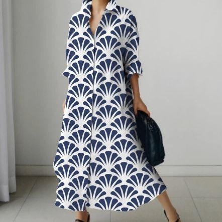 Lucille - Women's dress with print