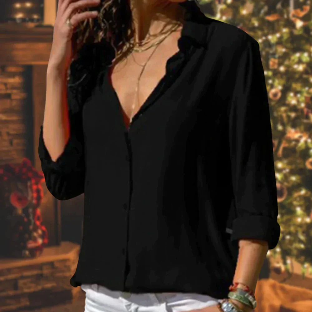 Olivia – Satin Blouse for Women