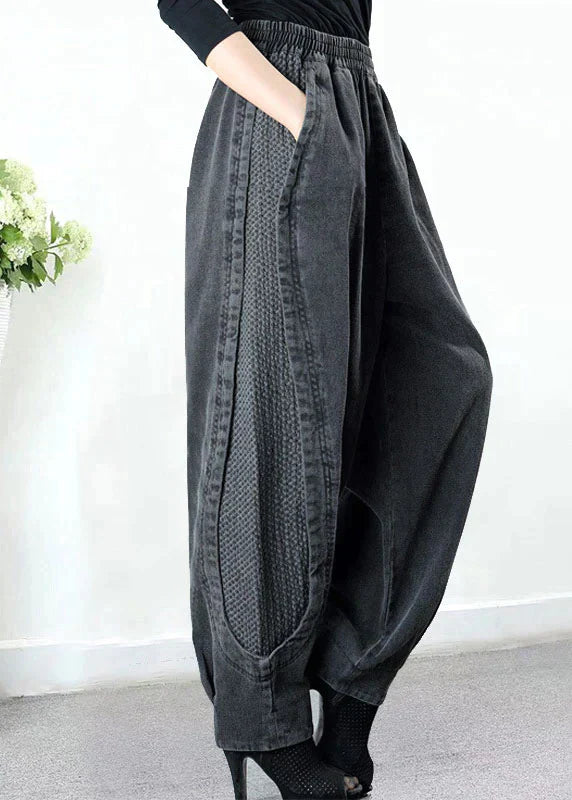 Eleanor - Patchwork denim hose