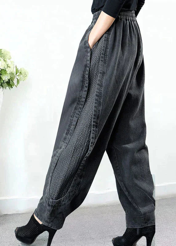 Eleanor - Patchwork denim hose