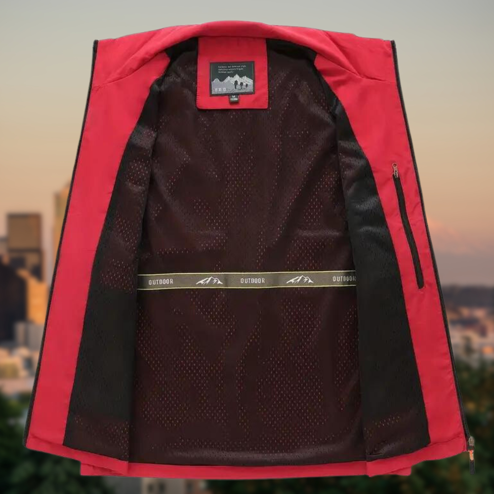 Breeze - Men's Vest with Multi-Pockets and Zip