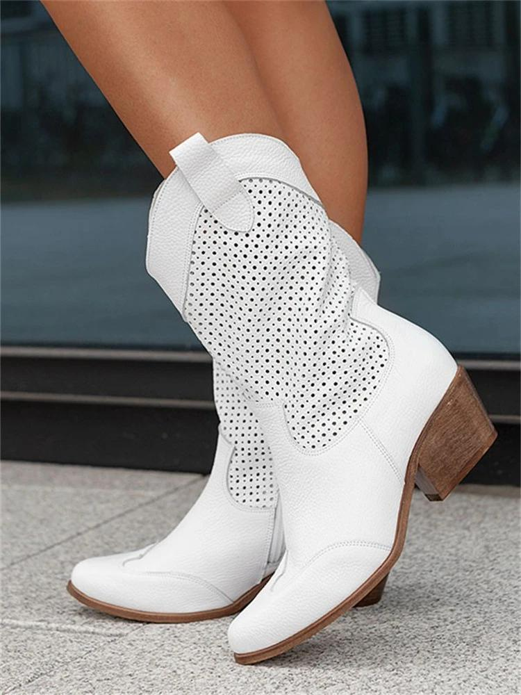 Stacey - Mid-high Cowboy Boots for women