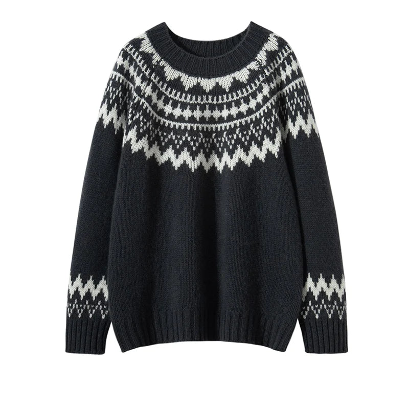 Carla | Round Neck Knitted Sweater