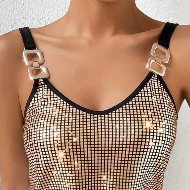 Dilani | Women's Chain Strap Camisole Top - Elegant & Comfortable