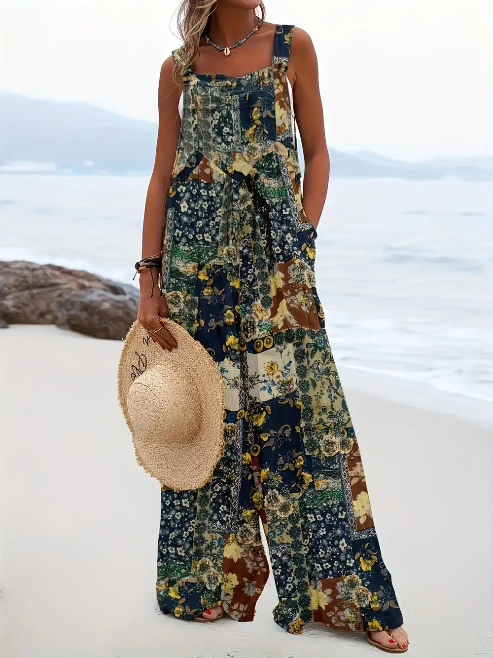 Ingrid - Square Neckline Jumpsuit