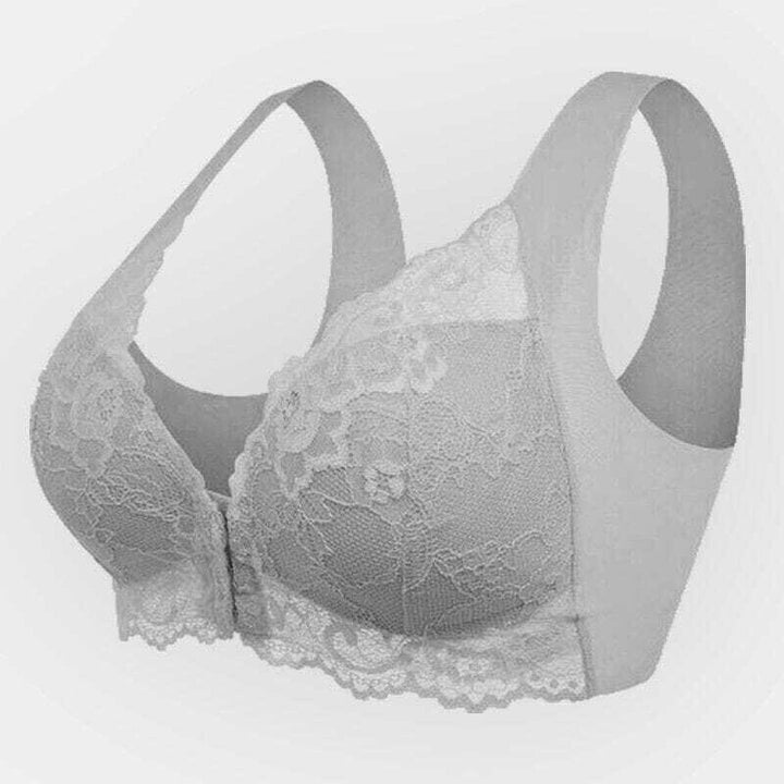 Seamless Lace-Front Closure Sports Bra – Mireya
