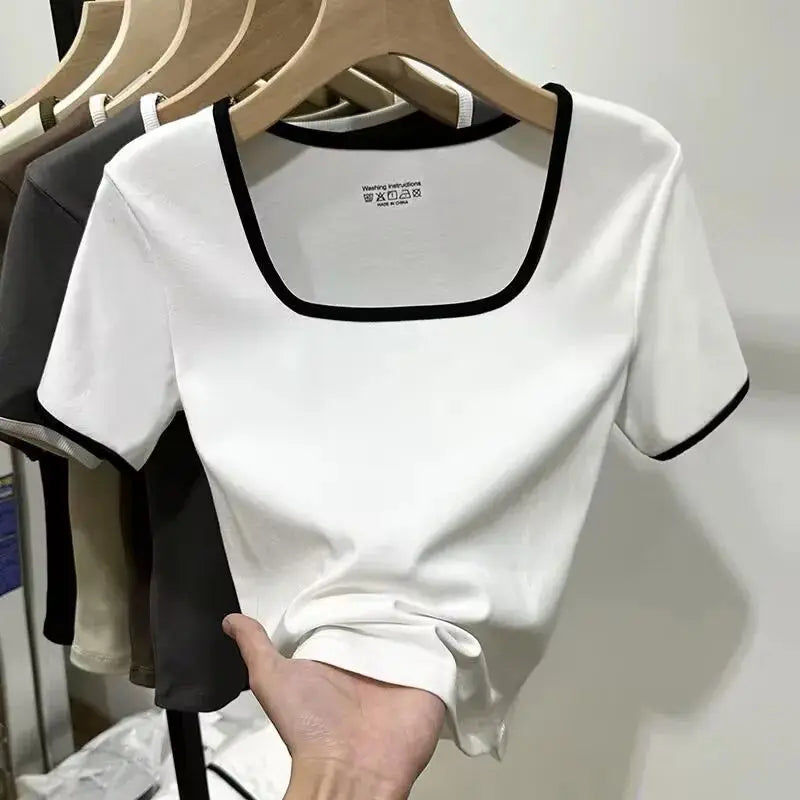 Norah - Square Collar Shirts