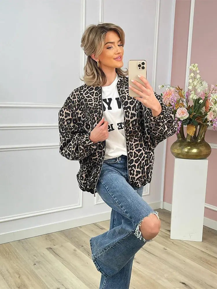 VIVIANNE | LEOPARD PRINT JACKET