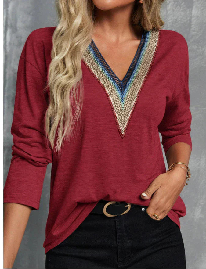 Karla | Autumn Blouse - Casual Women's Top