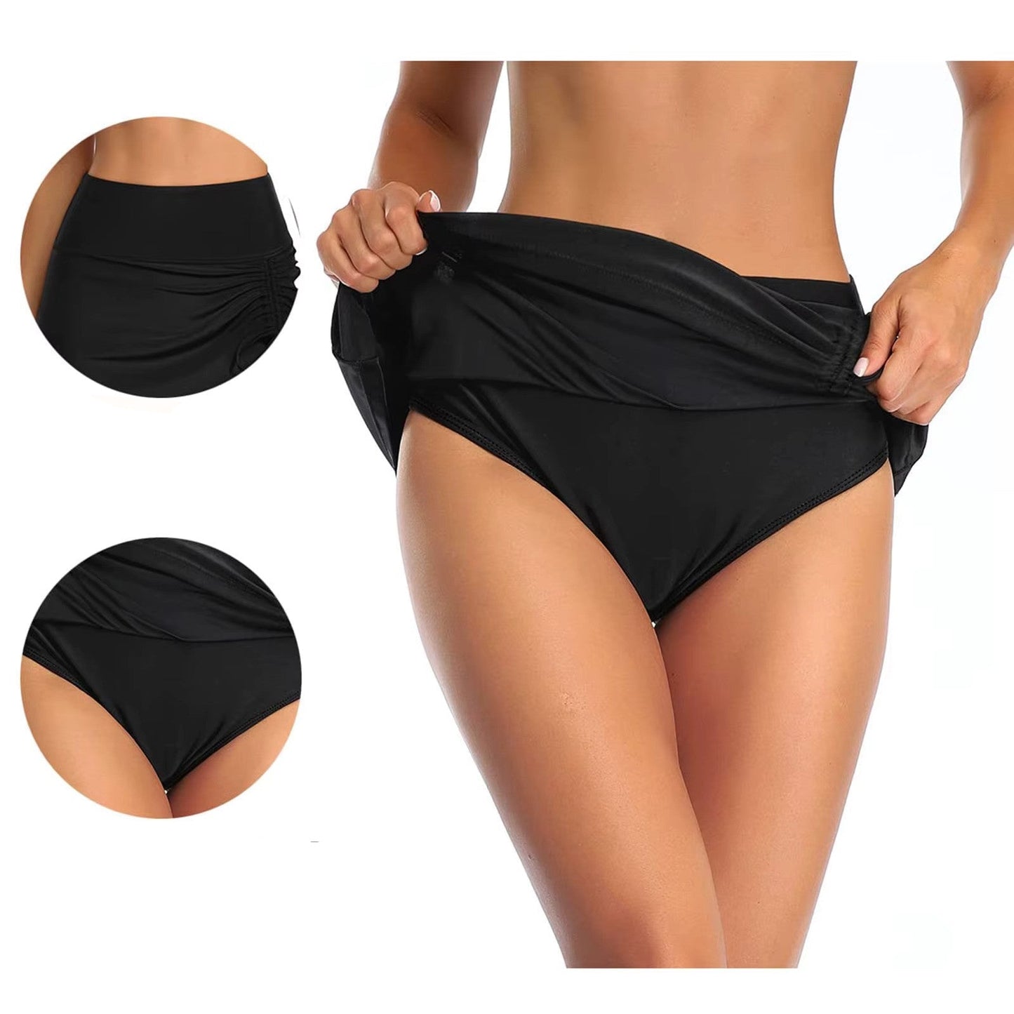 High-Waist Swim Skirt for Women