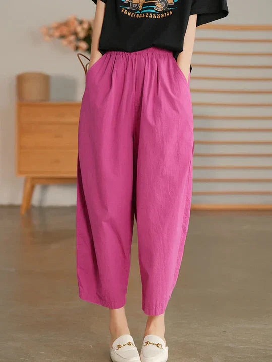 Geraldine - Cotton summer trousers