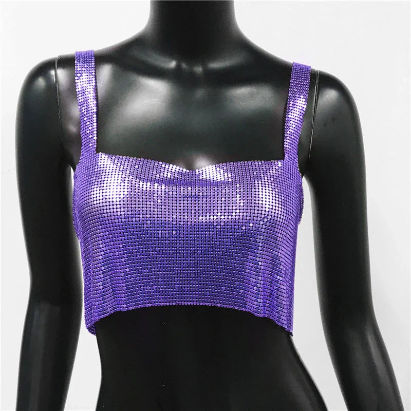 Mayuri | Women's Stylish See-Through Camisole Cropped Top - Fashionable & Light