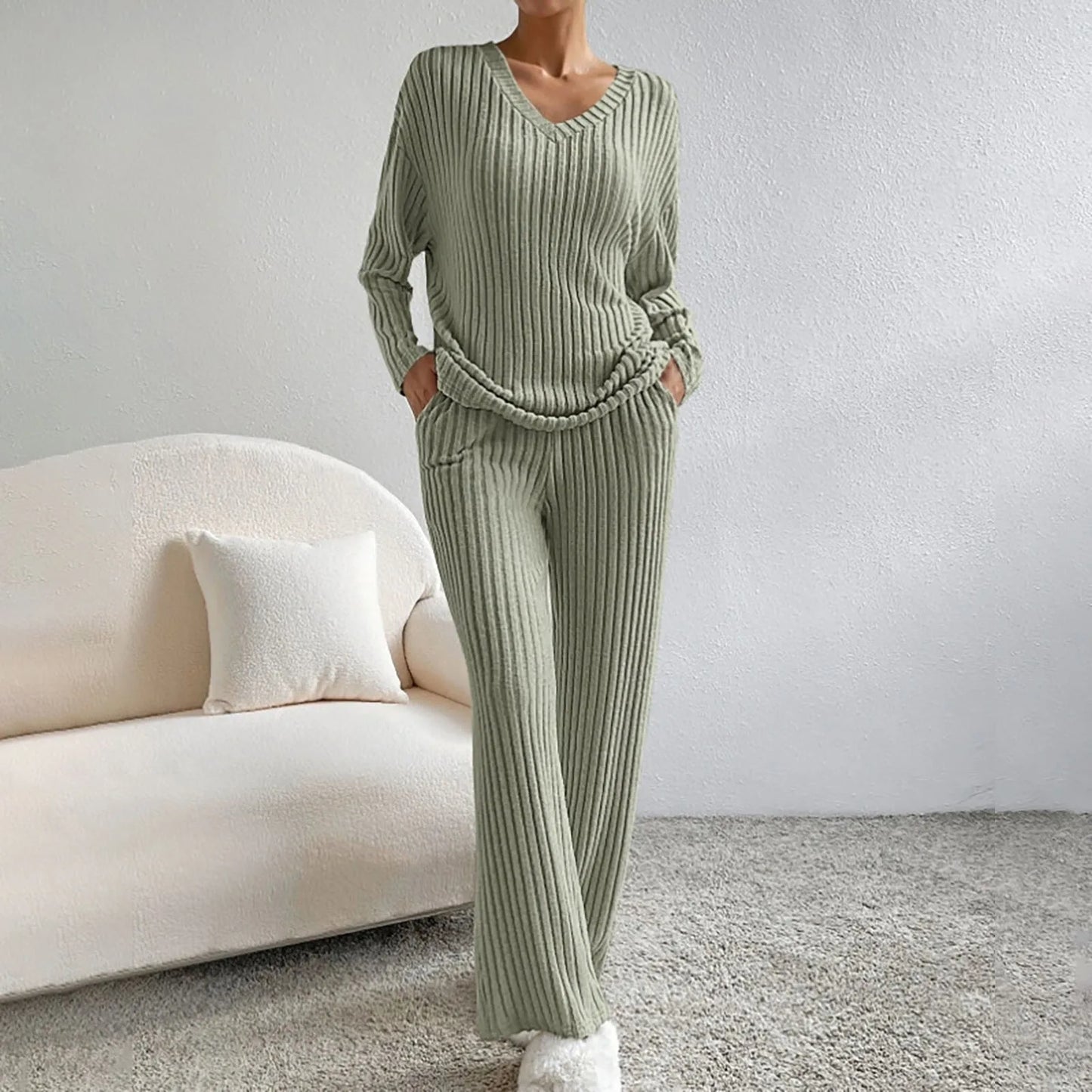 Kelly - Ribbed Cup Two-Piece Set