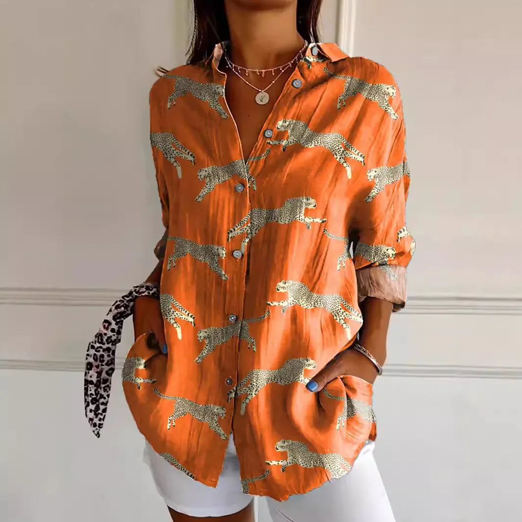 Dora | Colorful Blouse - Patterned Women's Wear