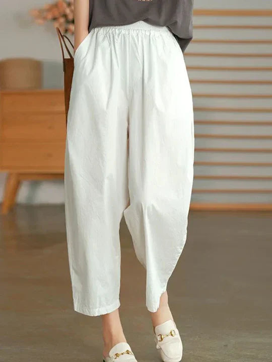 Geraldine - Cotton summer trousers