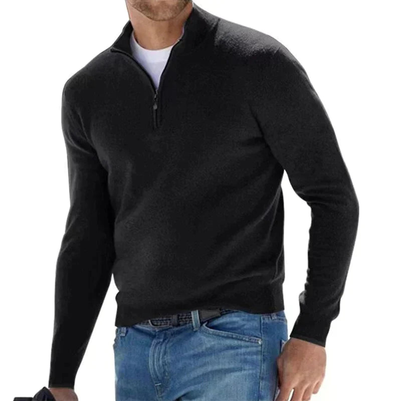 Ralf Polo - Fashionable Zip-Up Sweater for Men