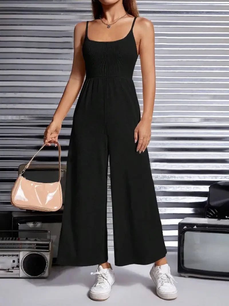 Aurelia - Sleeveless jumpsuit with wide legs