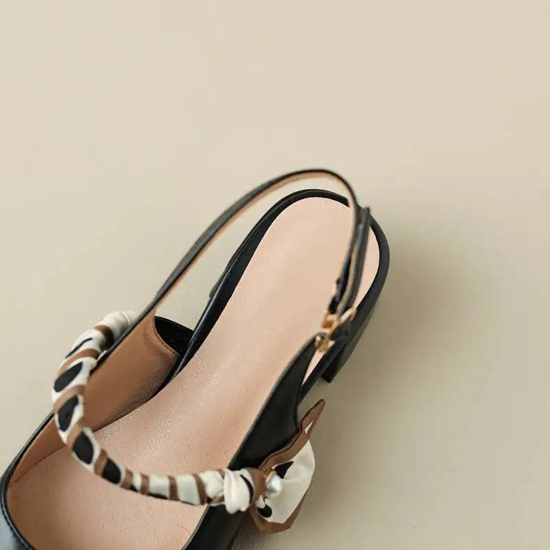 GIAVANNA | PEARL STRAP SLINGBACK HEELS