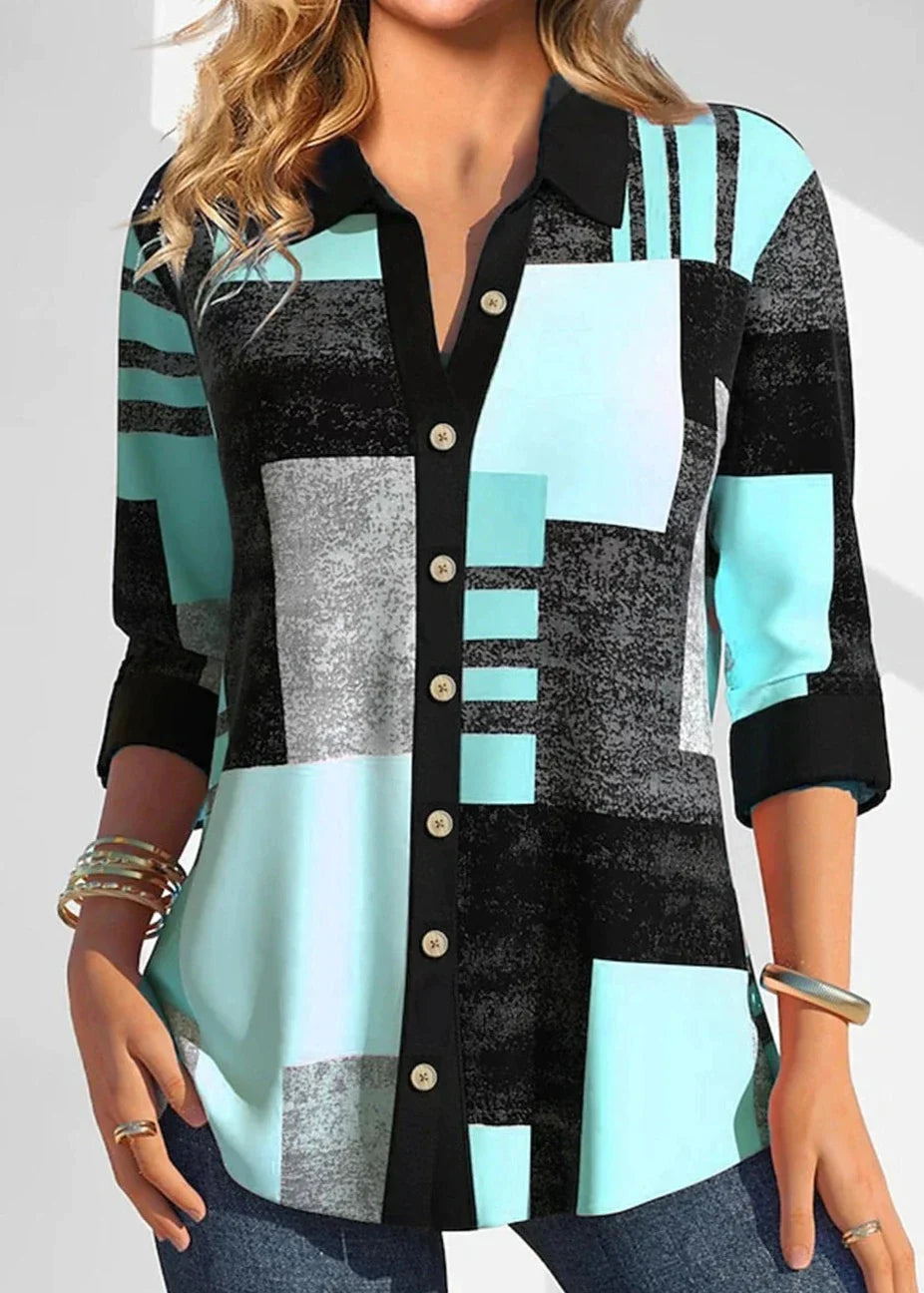 Martha - Checked blouse