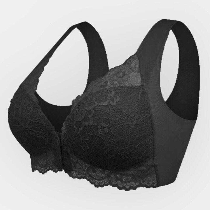 Seamless Lace-Front Closure Sports Bra – Mireya