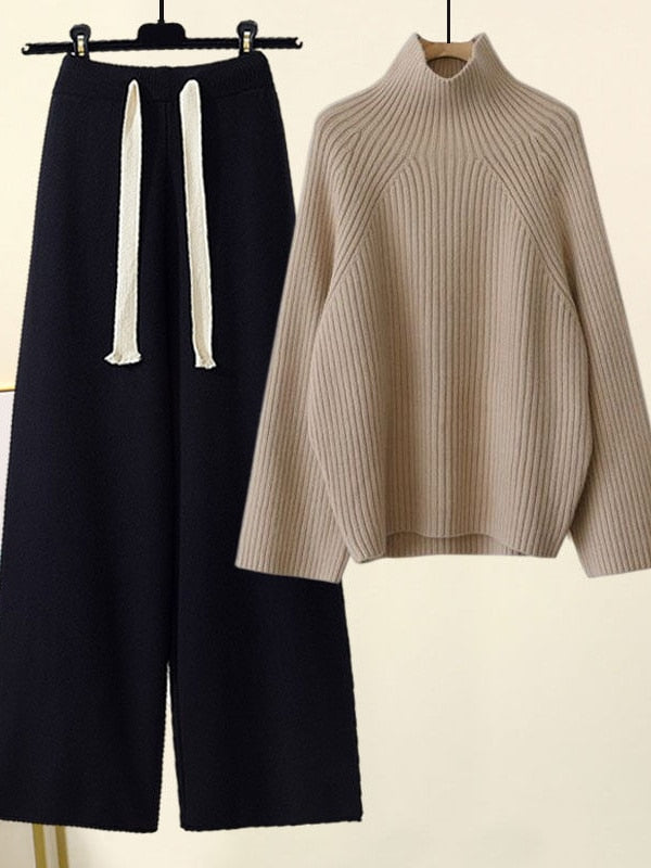 Adelheid - Cozy Sweater and Pants Set