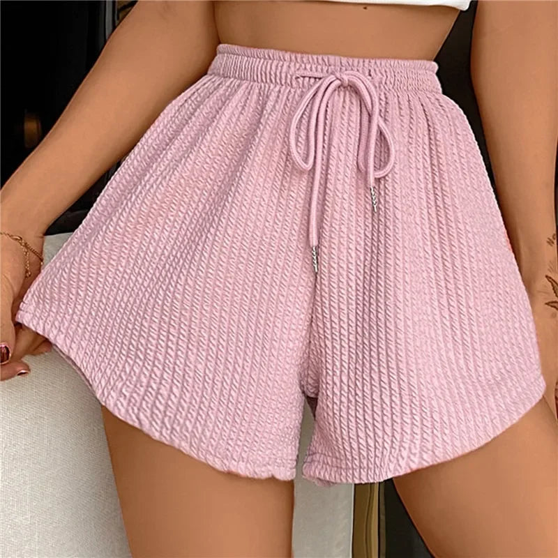 Elizabeth - Shorts with snøre and wide ben